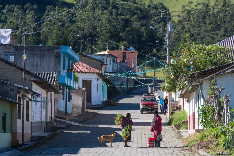 Village d'Isinlivi, Équateur