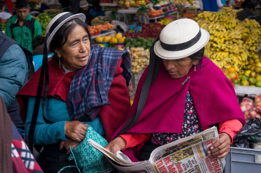 Marché de Riobamba, Équateur