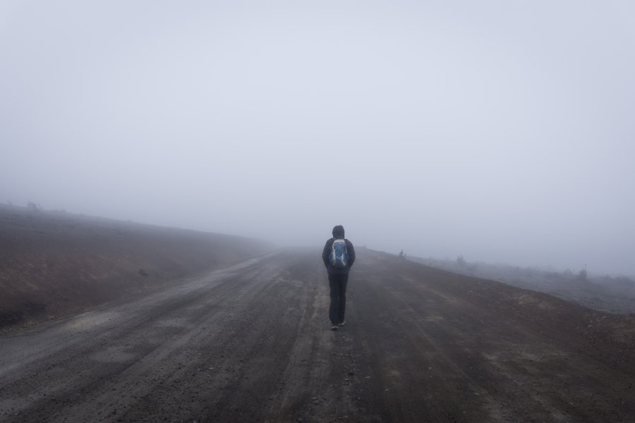 Randonnée brumeuse sur le Chimborazo, Équateur