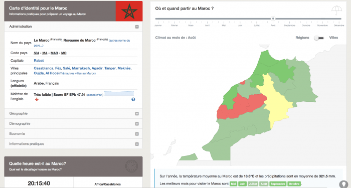 Planificateur Maroc