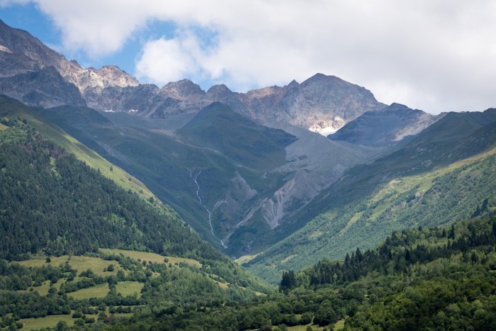 Montagnes de Mestia, Svanétie, Géorgie