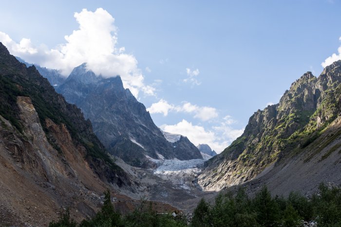 Glacier Chalaadi, Mestia, Géorgie