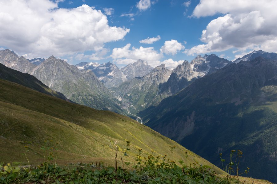 Montagnes de Mestia, Svanétie, Géorgie