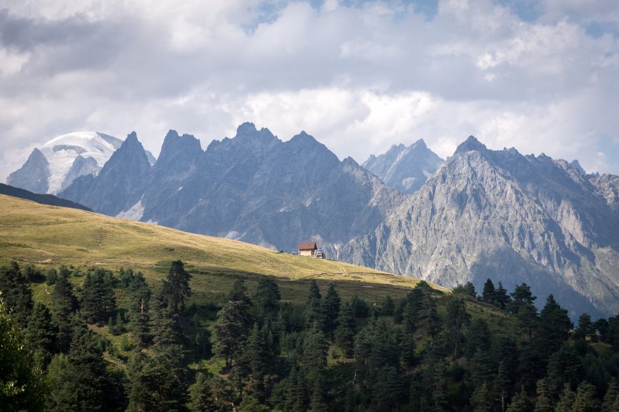 Montagnes de Svanétie, Mestia, Géorgie