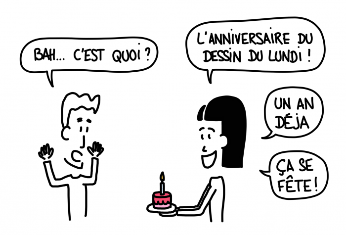 Dessin : bon anniversaire le dessin du lundi !