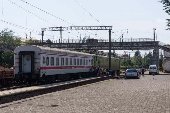 Train de Kutaisi à Tbilissi, Géorgie