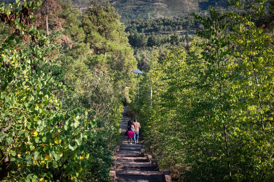 De la colline Mtatsminda à Narikala, Tbilissi