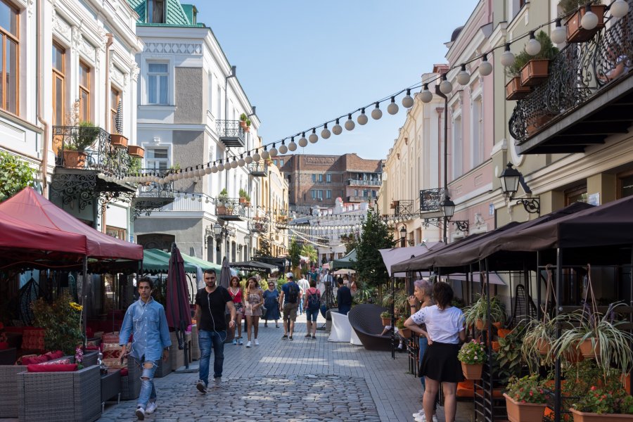 Rue Davit Aghmashenebeli, Marjanishvili, Tbilissi