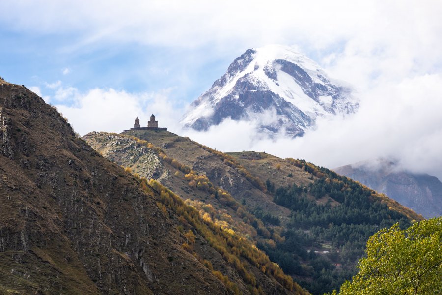 Église de Kazbegi, Géorgie