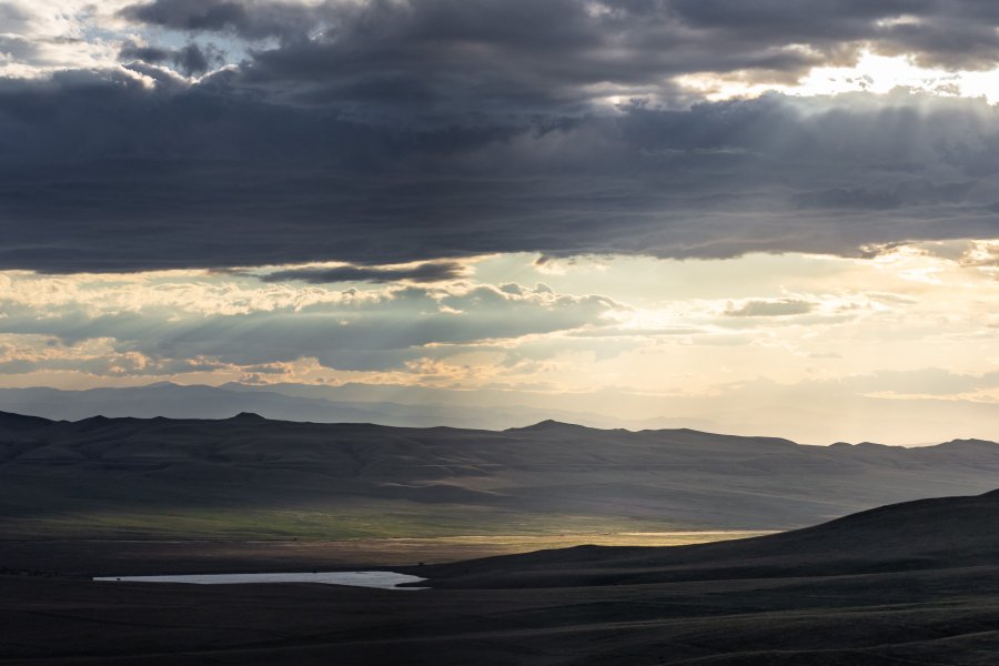 Paysages de Kakhétie le soir