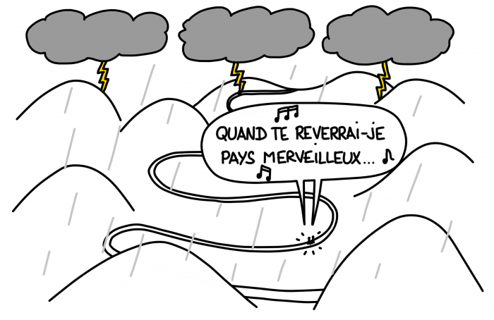 Dessin : Perdus en Géorgie