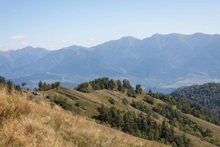 Randonnée dans le parc de Borjomi, Géorgie