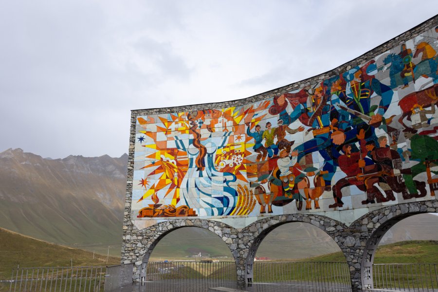 Russia–Georgia Friendship Monument, Gudauri, Géorgie