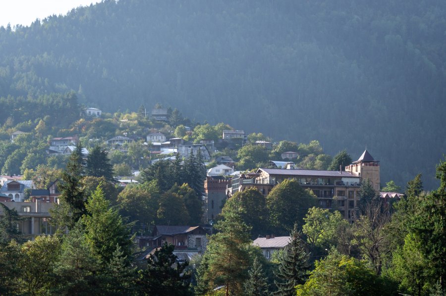 Ville de Borjomi en Géorgie