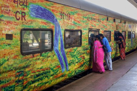 Train en Inde