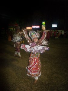 Fête de Navratri en Inde