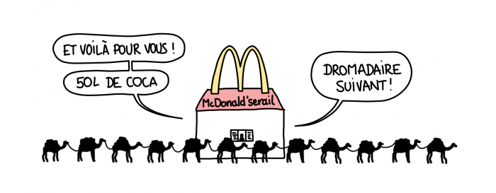 Dessin : le MacDonald'serail