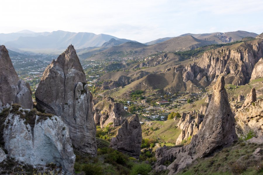 Paysages rocheux de Old Goris, Arménie