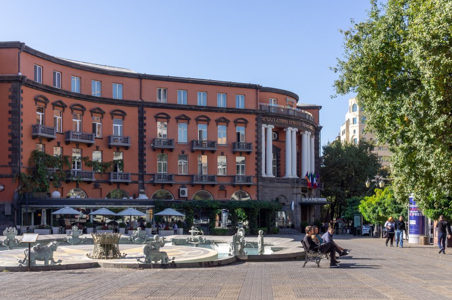 Aznavour square, Yerevan, Arménie