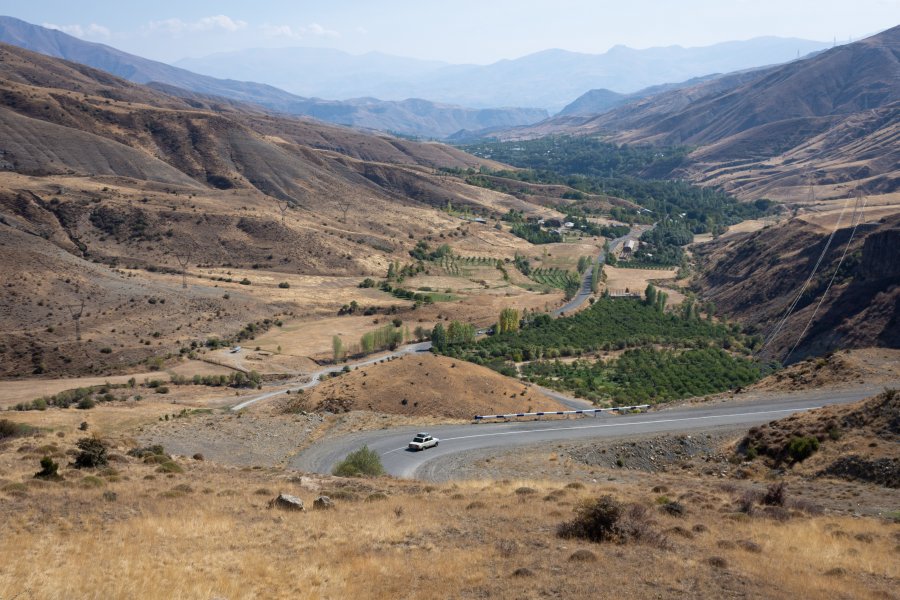 Route vers le Selim Pass en Arménie