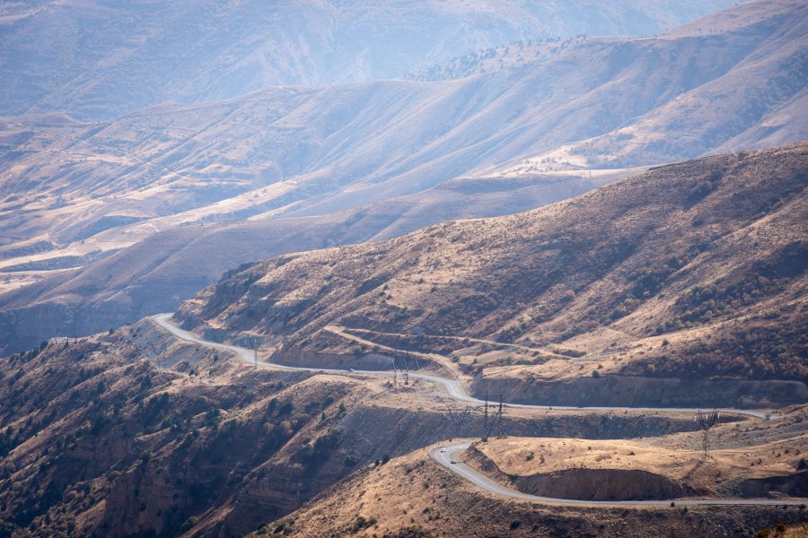 Route de montagne, Selim Pass, Arménie