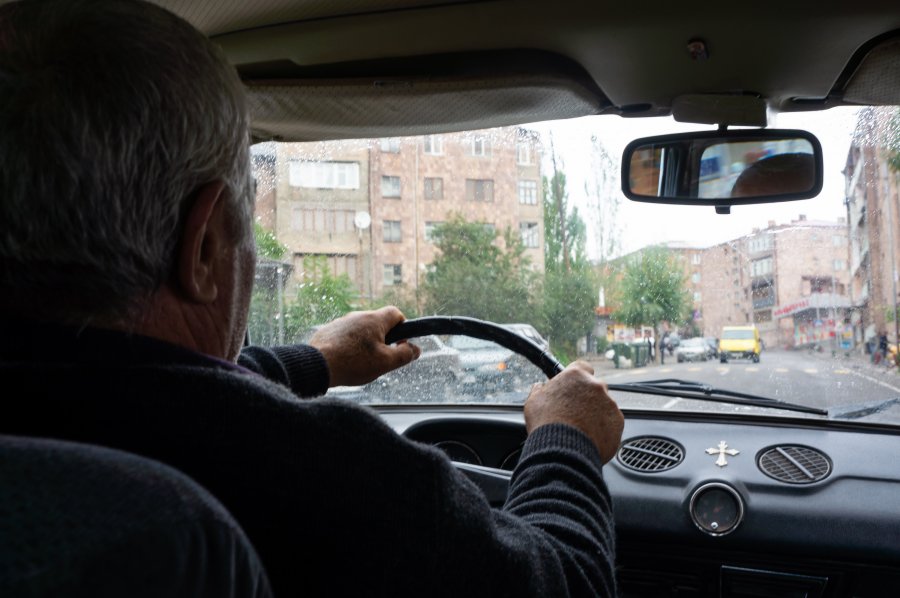 Taxi à Goris en Arménie