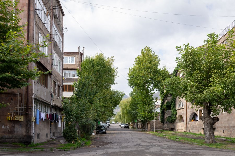 Ville de Goris en Arménie