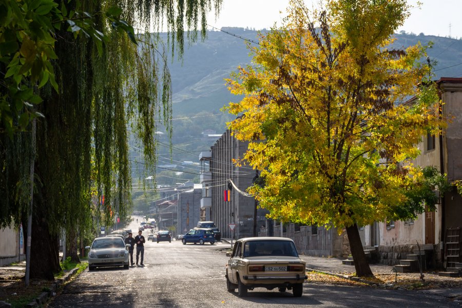 Ville de Goris en Arménie