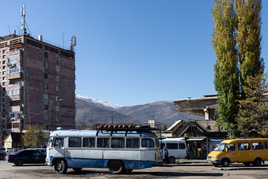 Terminal de bus en Arménie