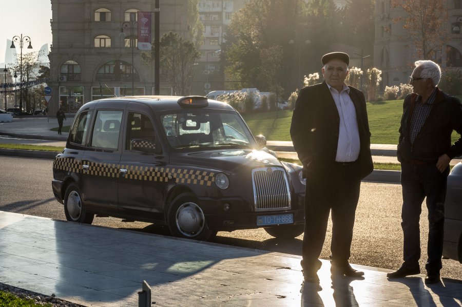 Taxis à Bakou, Azerbaïdjan