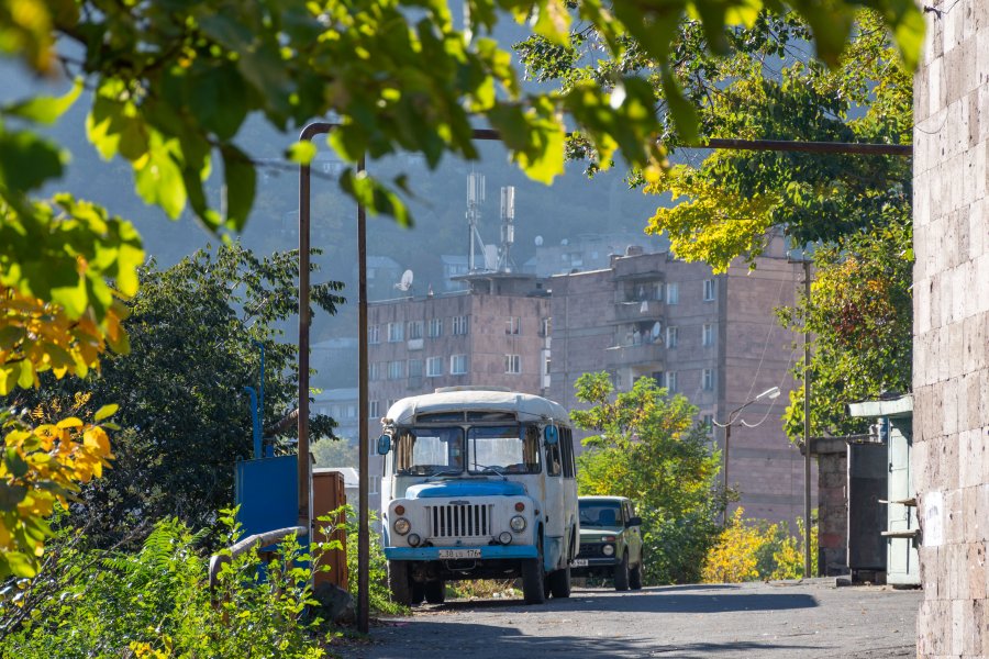 Ville d'Alaverdi en Arménie