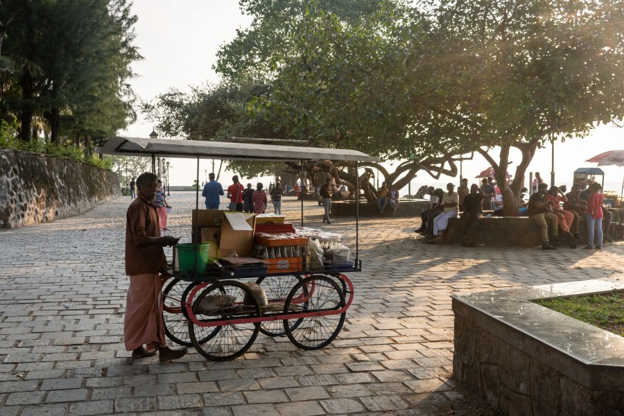 Près de la plage de Fort Cochin, Inde