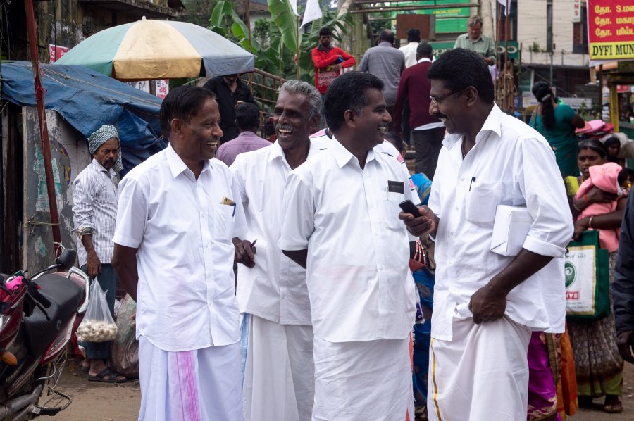 Habitants de Munnar, Inde du sud