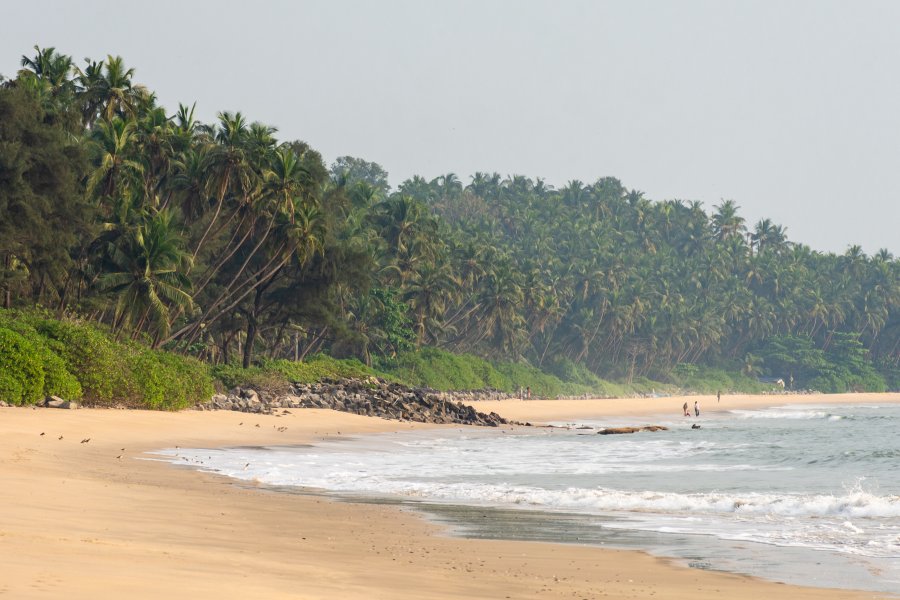 Plage de Kizhunna, Kannur, Kerala