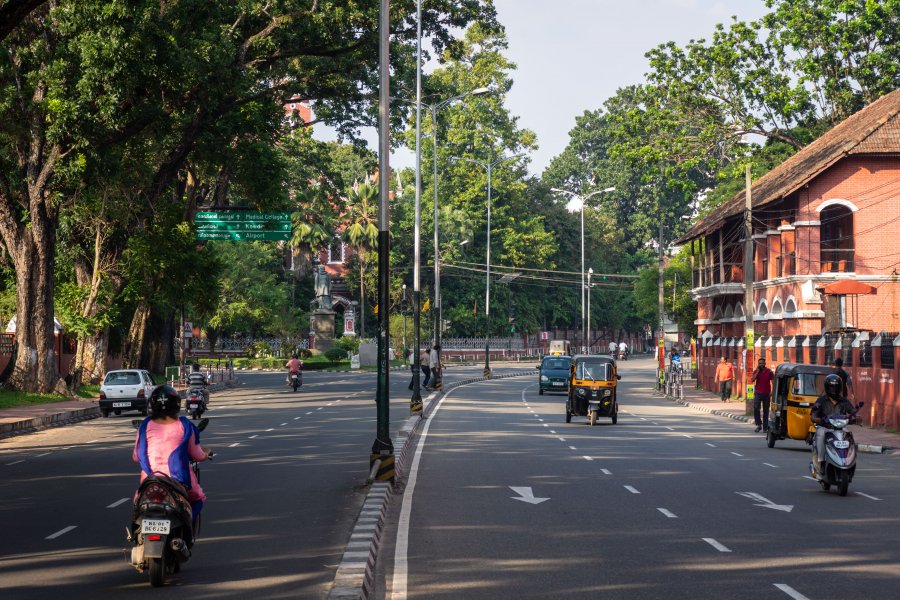 Ville de Trivandrum, Kerala, Inde