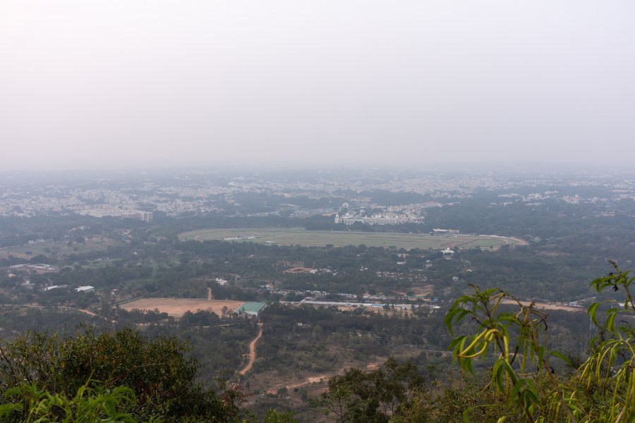 Vue sur Mysore depuis les Chamundi Hills