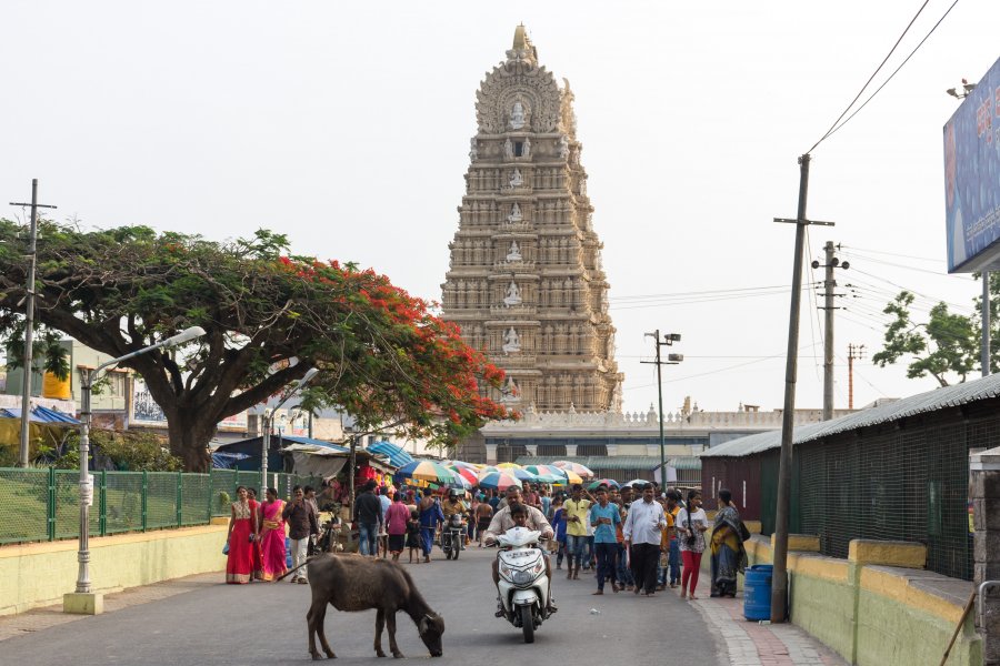 Temple Chamundeshwari, Chamundi hills, Mysore