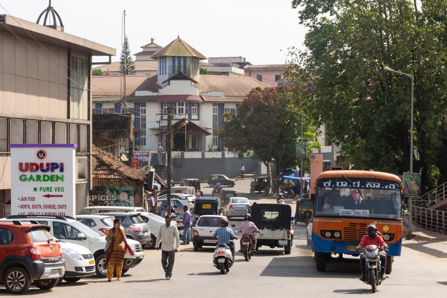 Ville de Madikeri, Coorg, Karnataka, Inde