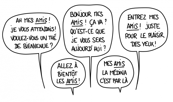 Dessin du lundi : On repart du Maroc avec plein d'amis !