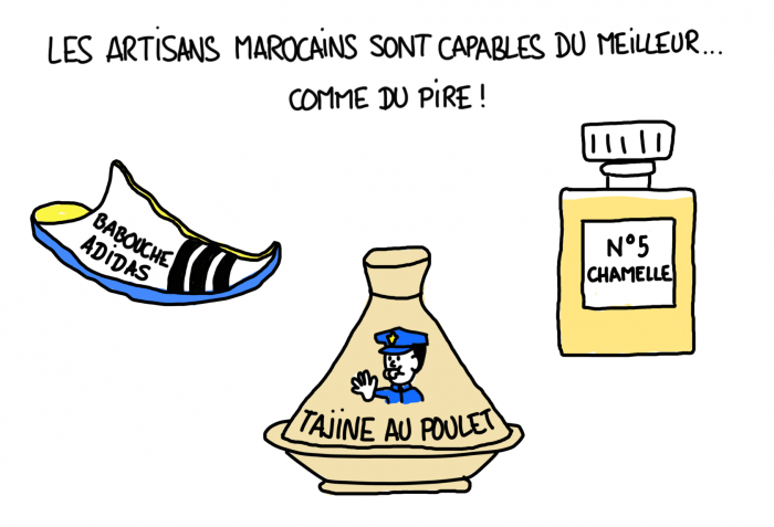 Dessin : l'humour des artisans marocains