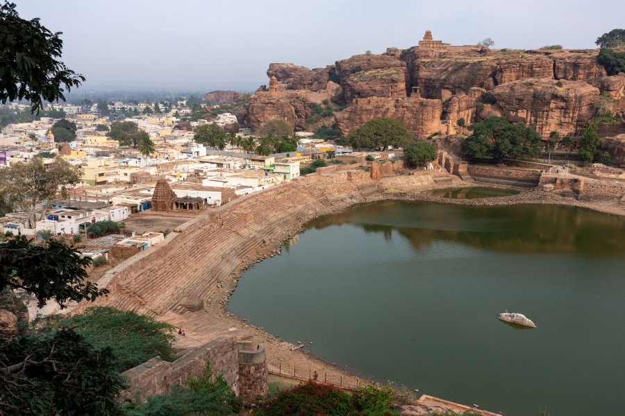 Temple de Shivalaya, Badami, Inde 