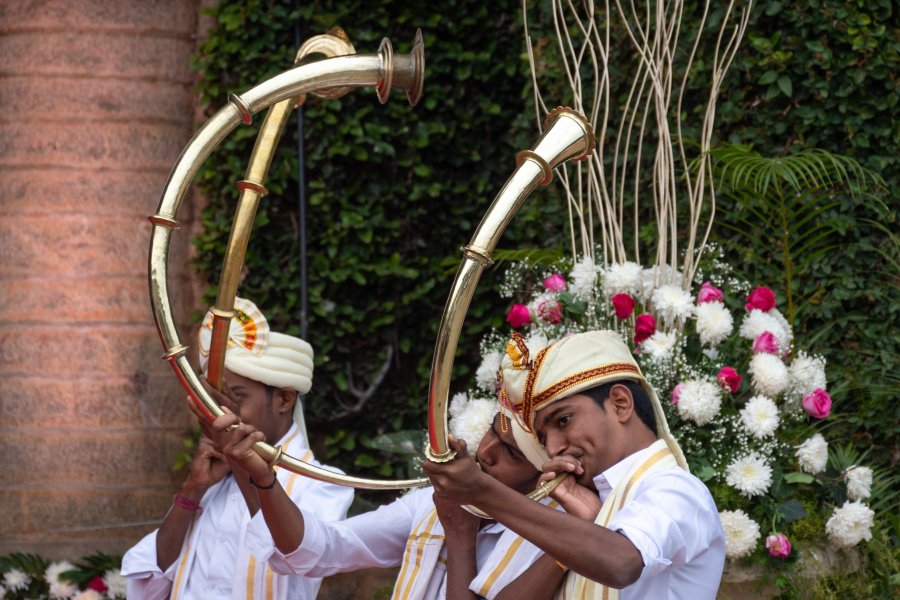Musiciens indiens au Bengaluru Palace