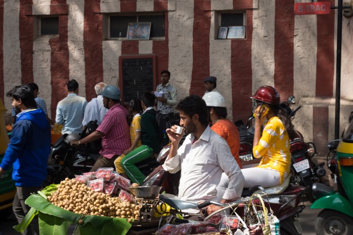 Quartier de Chickpet, Bangalore, Inde