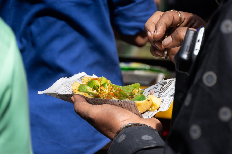 Street food à Bangalore