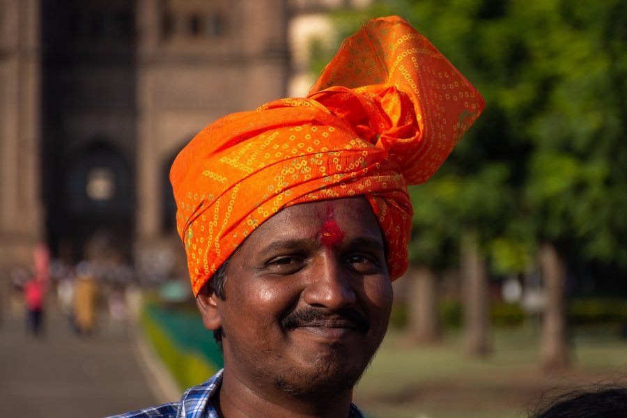 Indien au turban, Bijapur, Karnataka