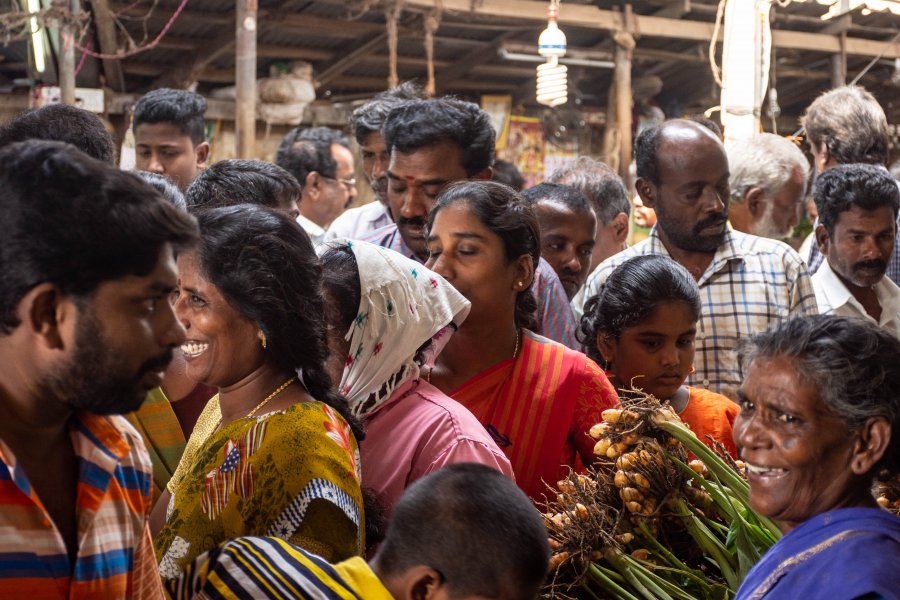 Goubert market, Pondichéry, Inde