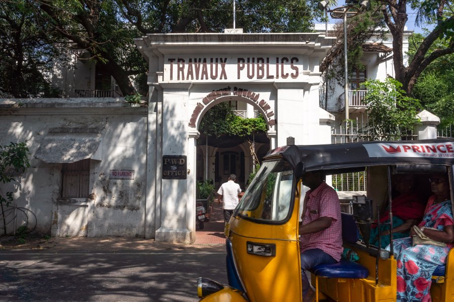 Quartier français de Pondichéry, Inde