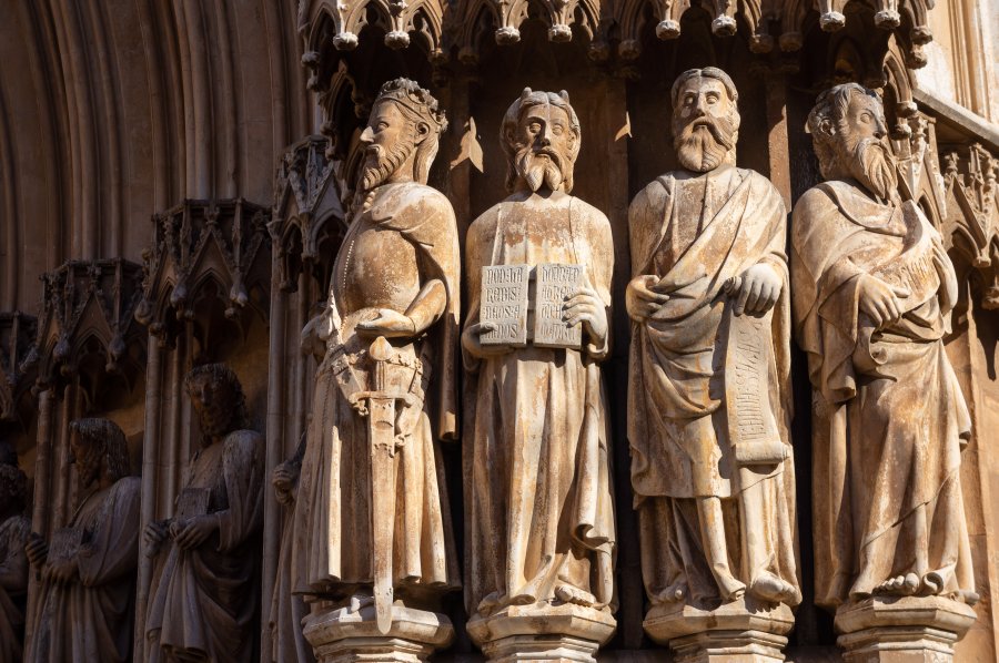 Statues de la cathédrale de Tarragone, Espagne