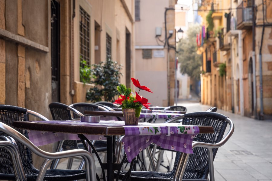 Terrasse à Tarragone en Espagne