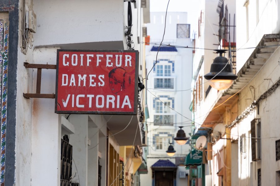 Vieux coiffeur à Tanger